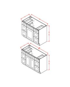 Shaker Antique White-VDDB42