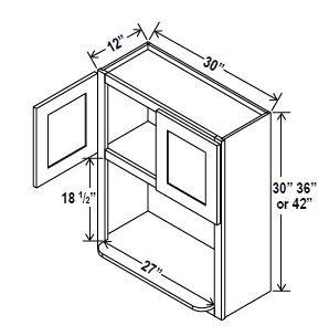 Microwave Wall Cabinet